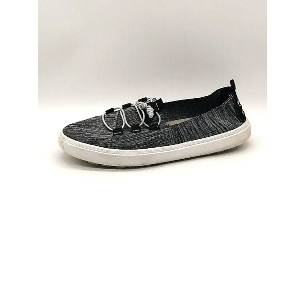 Khombu Sneakers‎ Womens Ava Gray 8.5 Slip On Walking Shoes Stretchy Comfort